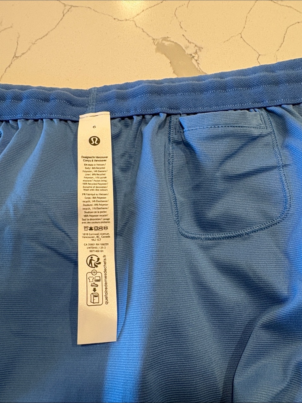 Lululemon Pace Rival High Rise Shorts 5” ~ 6 ~ Pool Party - Picture 9 of 15